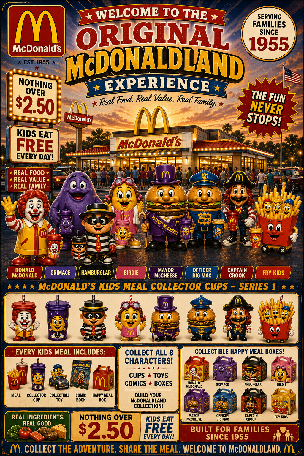 McDonaldland character billboard