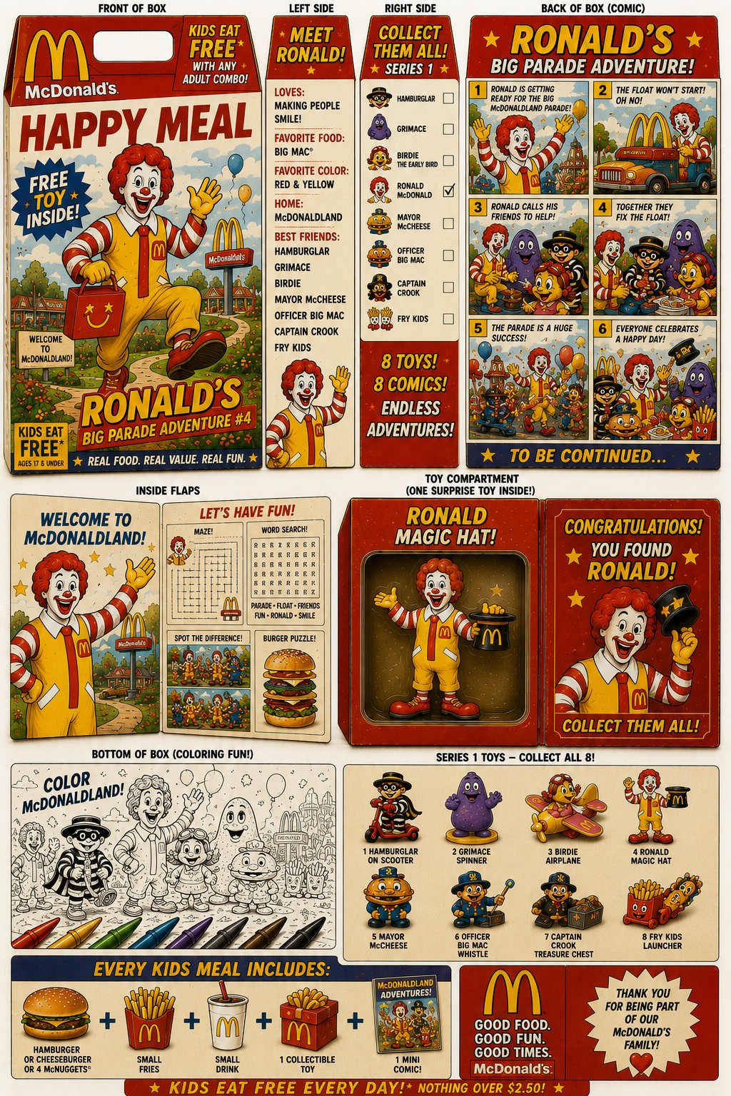 McDonaldland Happy Meal billboard