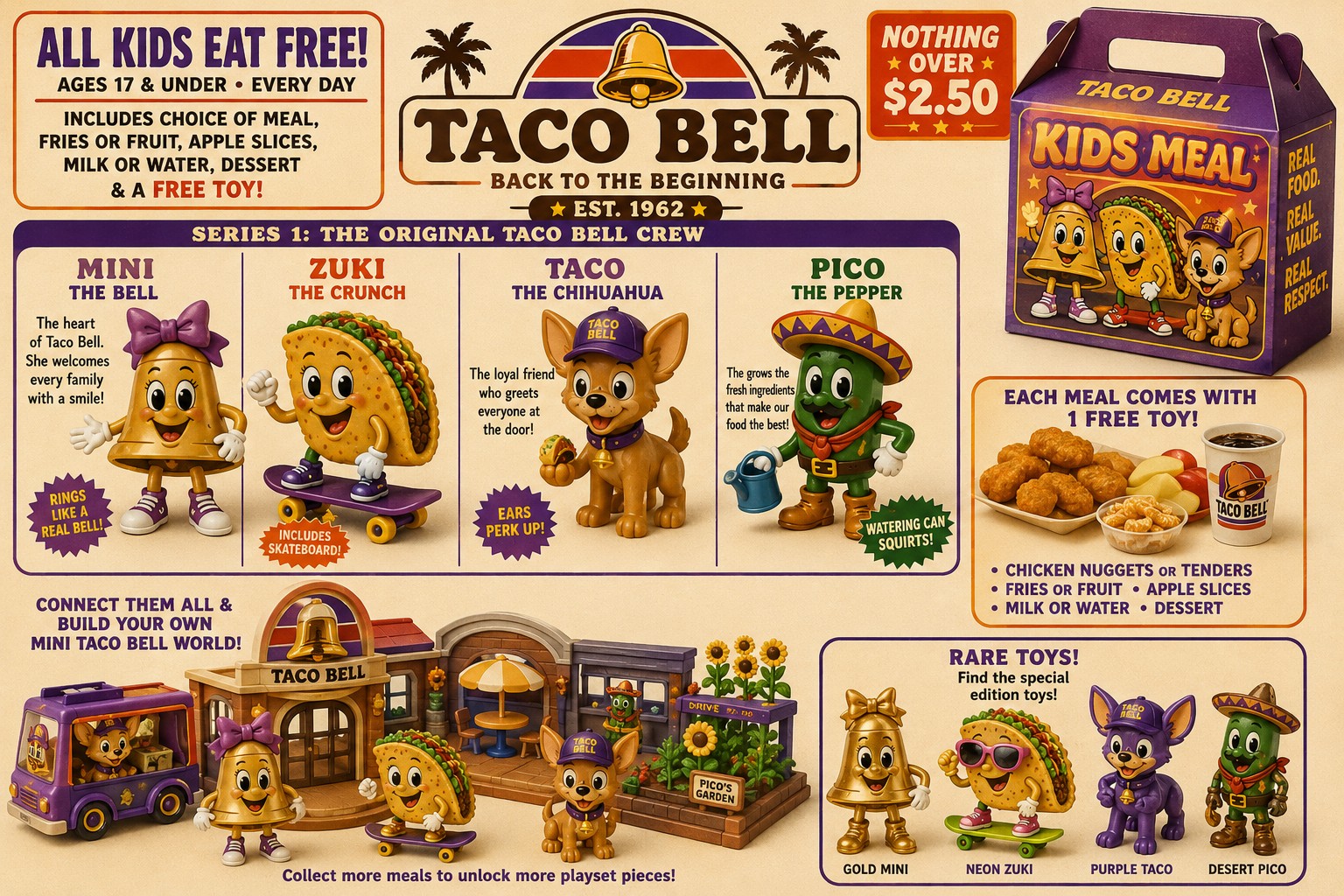 Taco Bell kids meal billboard